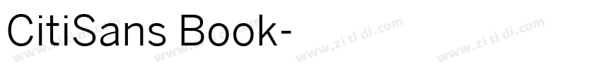 CitiSans Book字体转换